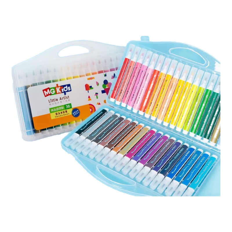 ���⣨M&G��36ɫ��ͷˮ�ʱ�ʳƷ��ԭ�Ͽ�ˮϴ��ȫ��ñ��ͯͿѻ�ʻ�������װZCPN0386ˮ�ʱ�