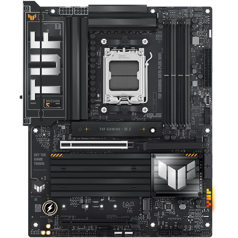 华硕TUF X870 主板 重炮手WIFI 支持AMD CPU 9900X 9950X 7800X3D TUF GAMING X870-PLUS WIFI