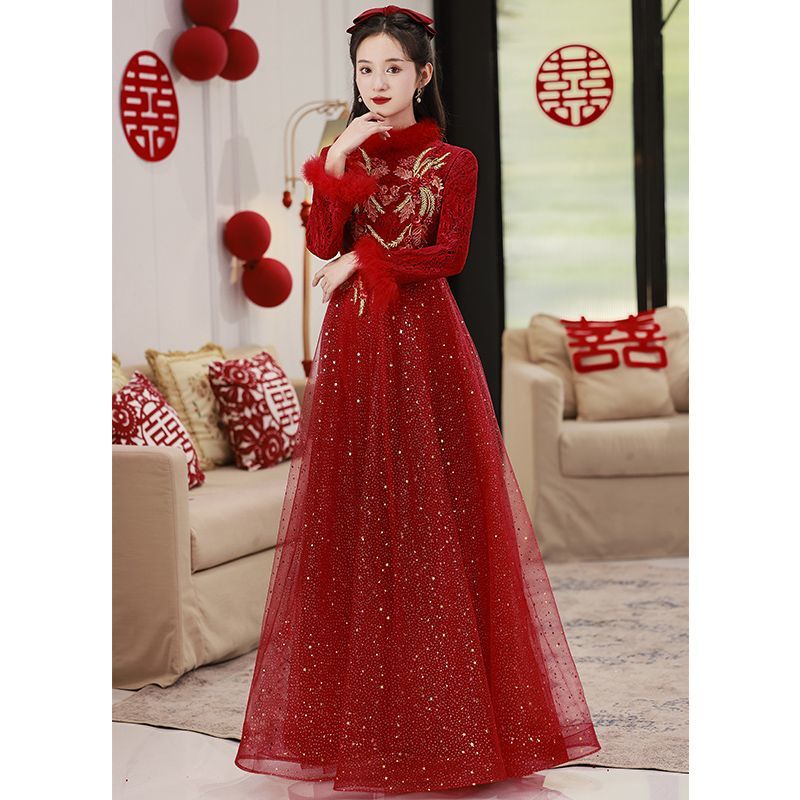 黛西婚纱红妆十大品敬酒服新娘回门便装结婚当天礼服女订婚连衣裙 酒