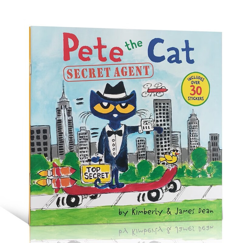 �ع���̽��������ֽ��Pete the Cat: Secret Agent Ƥ��èϵ�� ��ͯ������ͼ���� ����ԭ�� Ӣ���� 16.54Ԫ