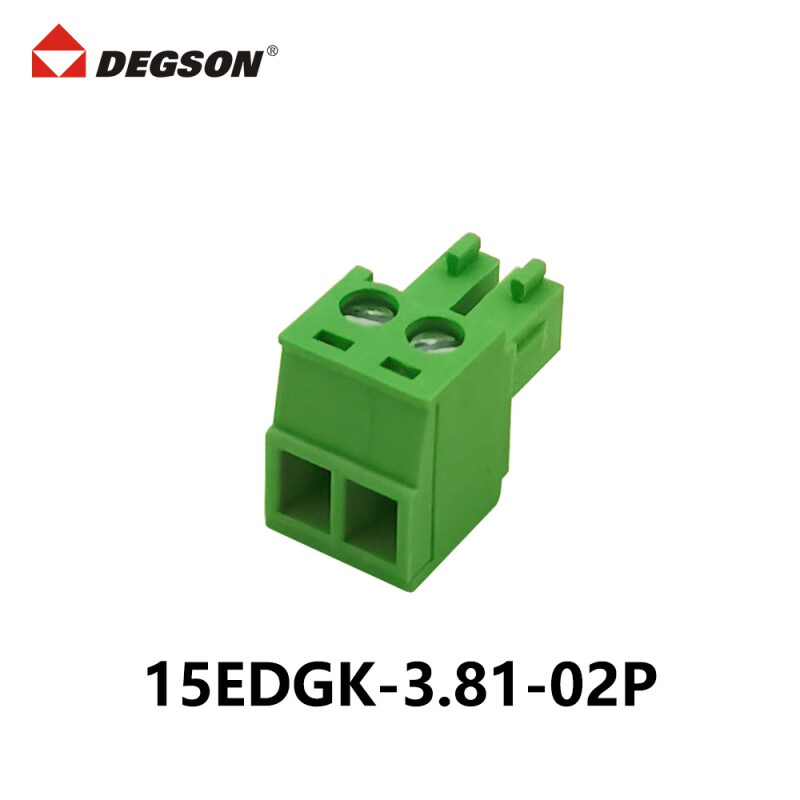 高松DEGSON高正高松15EDGK-3.81mm插拔式PCB接线端子KF2EDGK凤凰MC1,5 15EDGK-3.81-02P