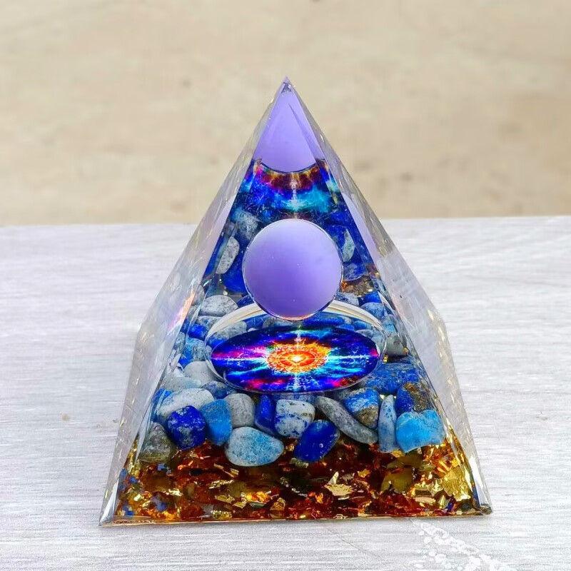 奥根能量金字塔新款手工制作摆件家居客厅玄关桌面摆件装饰品各种 2