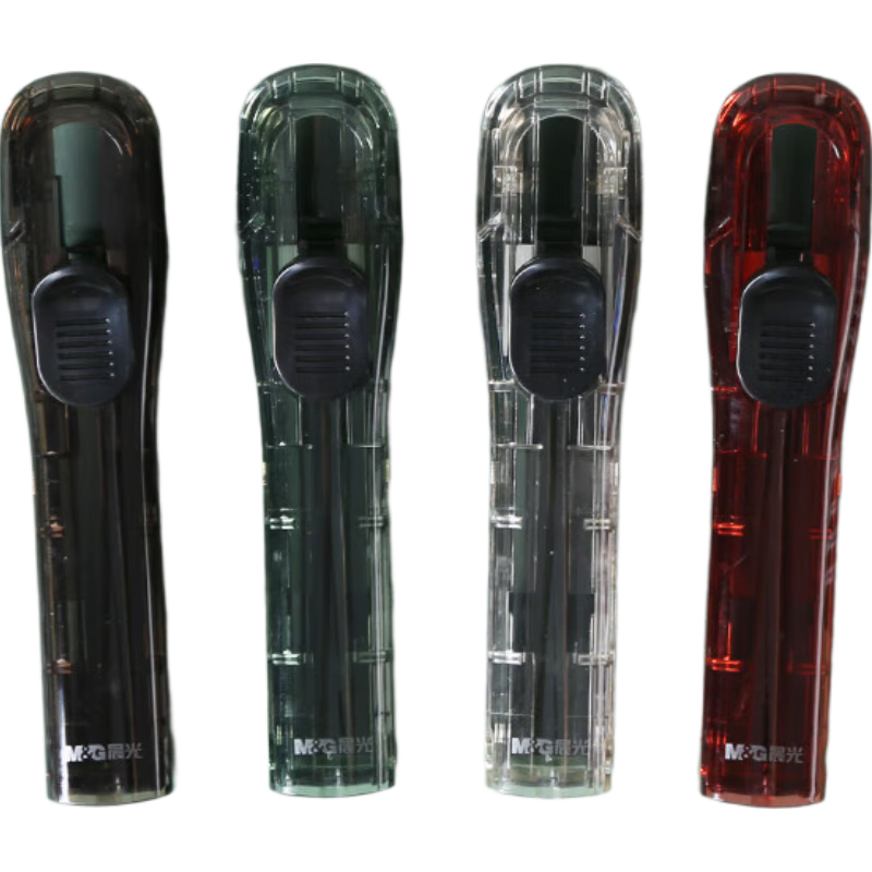 晨光(M&G)文具 连连推推夹器套装(推夹器*1+补充夹*8)无痕订书机 办公用品 颜色随机 单个装 ABS916EM