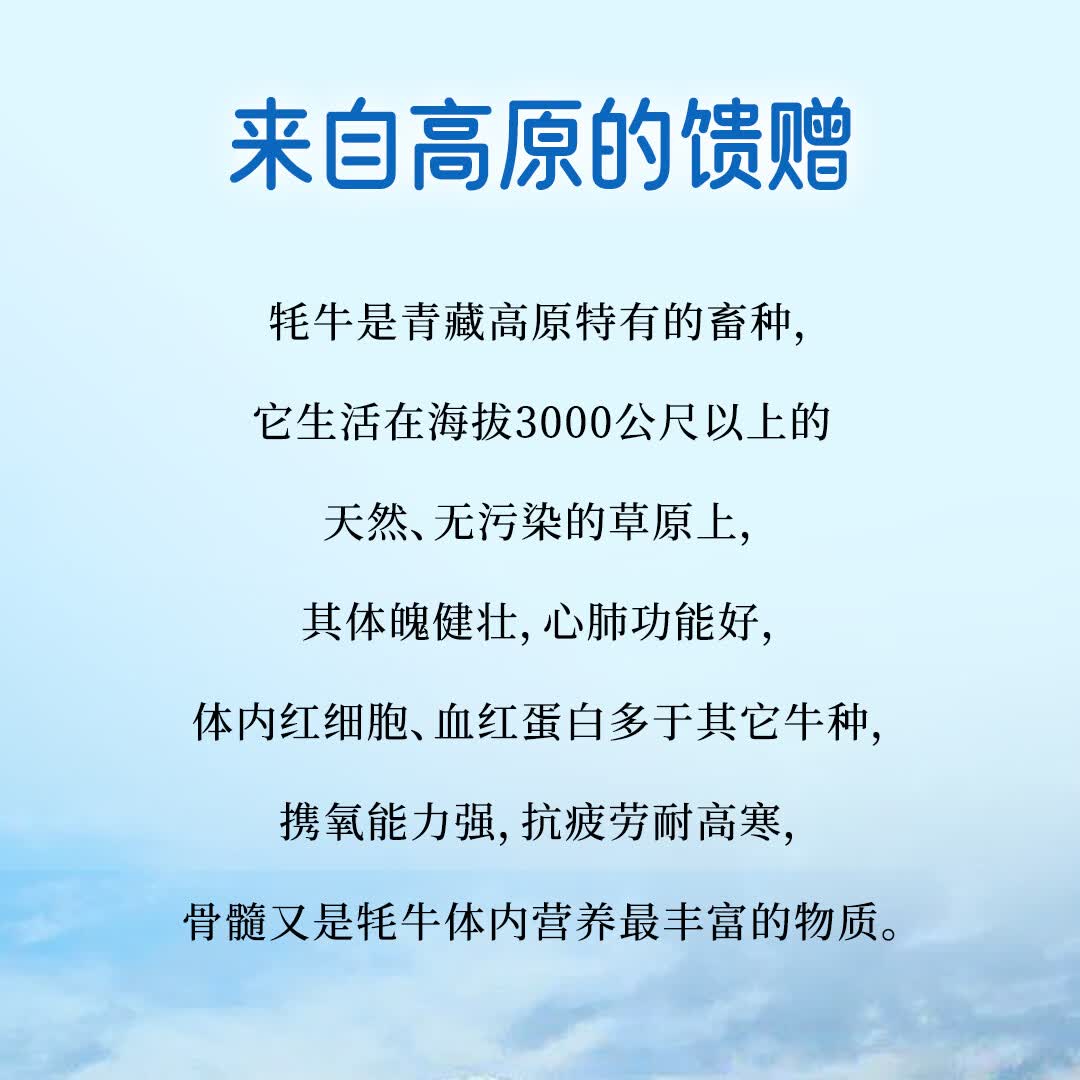 佳信佰王中华牌牦牛骨髓蛋白胶囊 补充骨营养关节疏松骨痛中老年长辈送 120粒1瓶