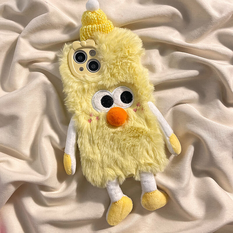 黄色-针织帽鼻子表情 iphone15promax