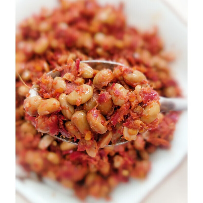 宜享健康500g重庆特产农家风味自制干酱豆水豆豉四川姜豆豉下饭拌菜