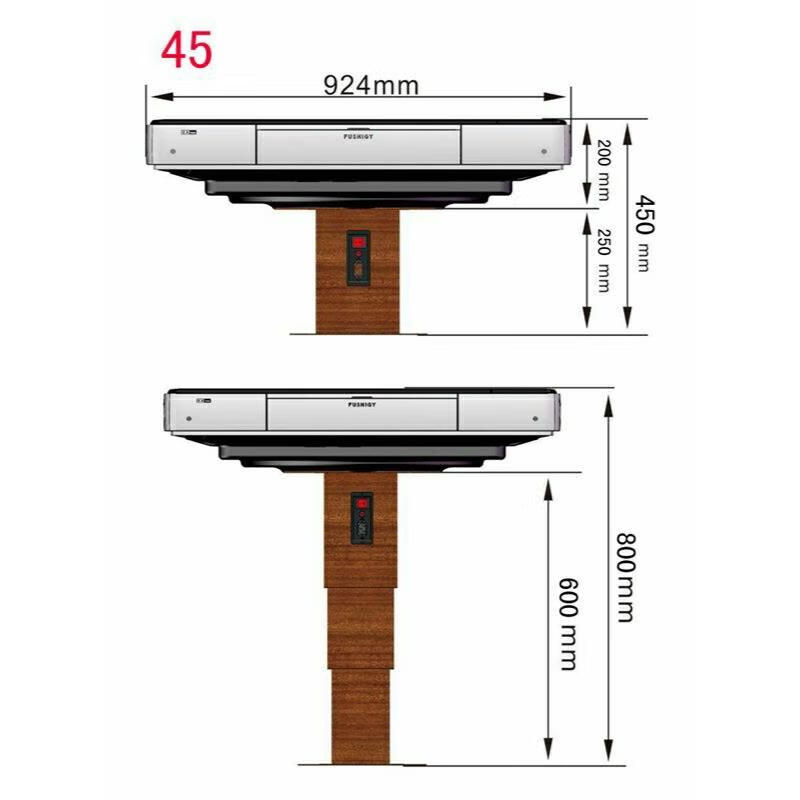 和室榻榻米全自动升降麻将机富士光仪房车麻将桌电动升降机台纤薄 3代