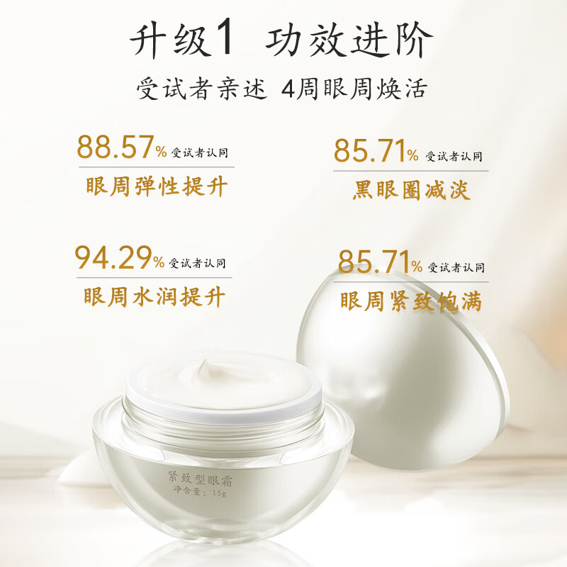 马应龙八宝紧致型眼霜15g淡化黑眼圈细纹提拉紧致抗皱保湿护肤 紧致型眼霜30g