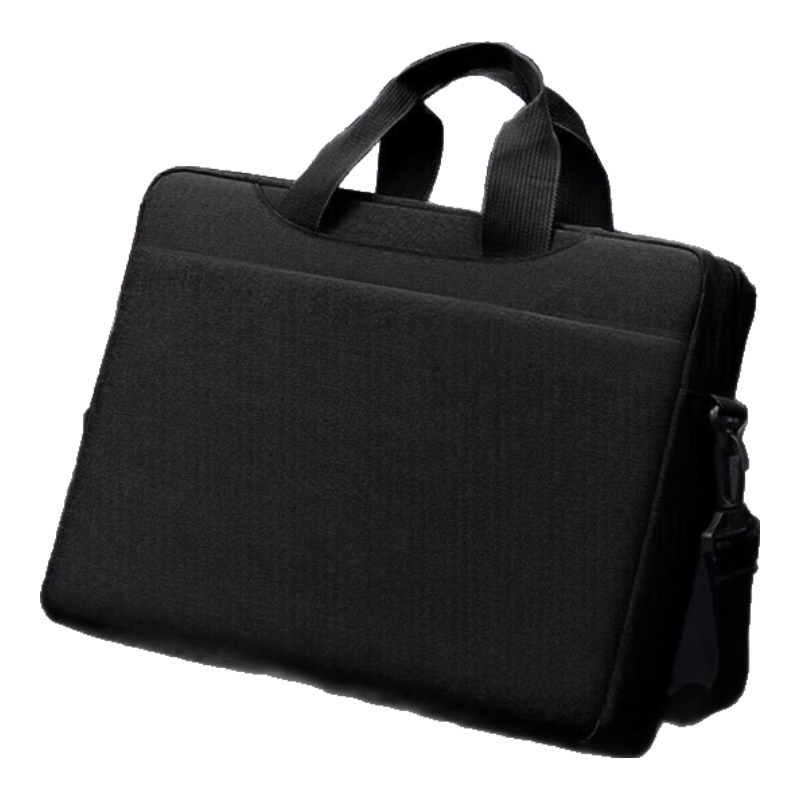 必优美 笔记本手提电脑包机械革命Pro15.6英寸男士手提包惠普游戏本包外出便携苹果华为商务公文包  黑色