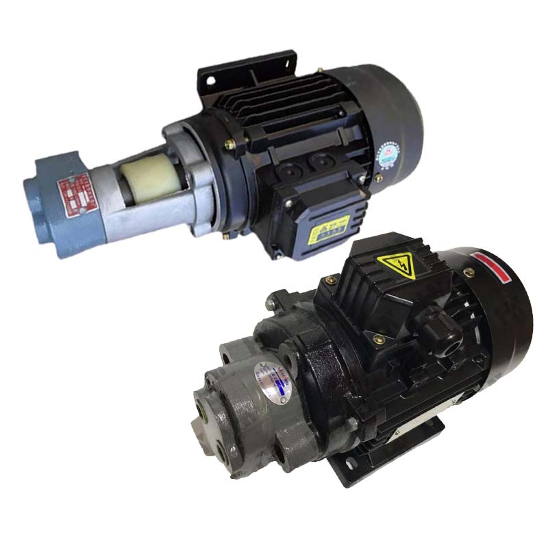 5齿轮泵液压油泵电机组370w/550w润滑油泵头总成 cb-b2.