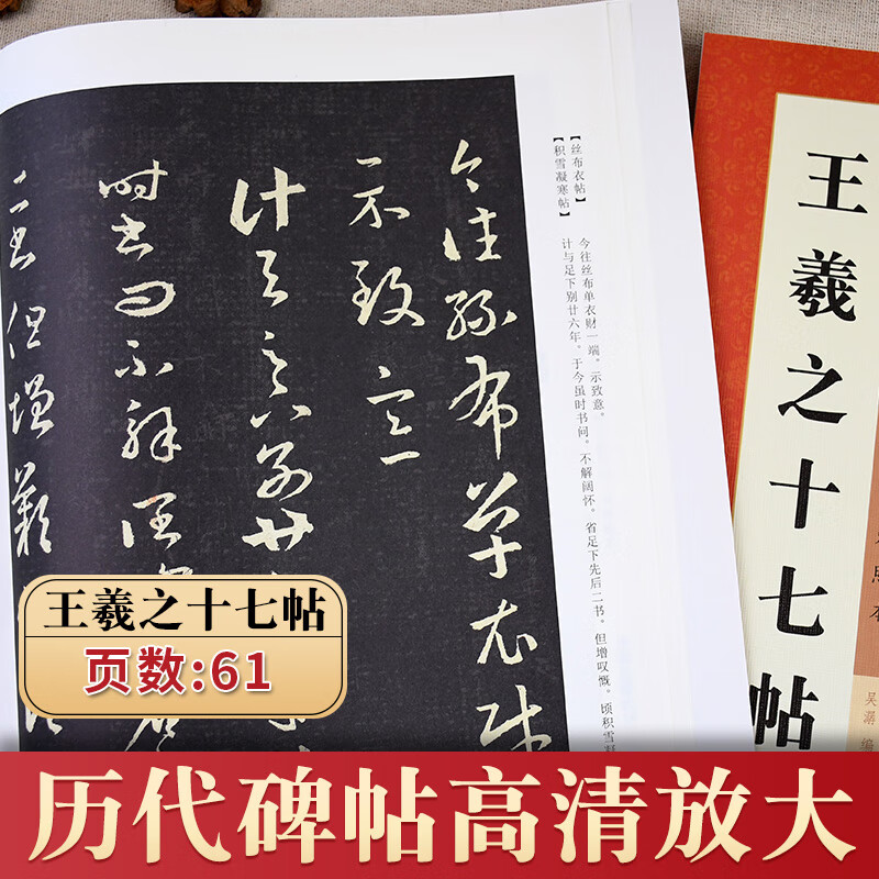 帖原帖行书简体旁注学生成人毛笔临摹写王羲之草书例字放大对照解析