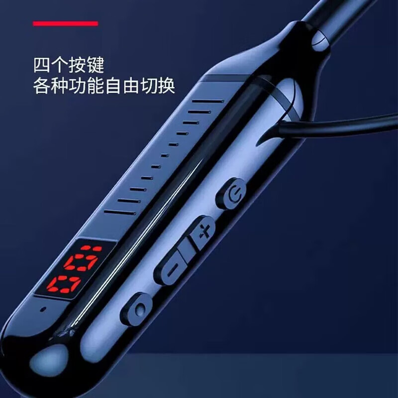 麦拉森【精选】挂脖式运动无线蓝牙耳机超长续航2023新款适用华为苹果vi 绿色