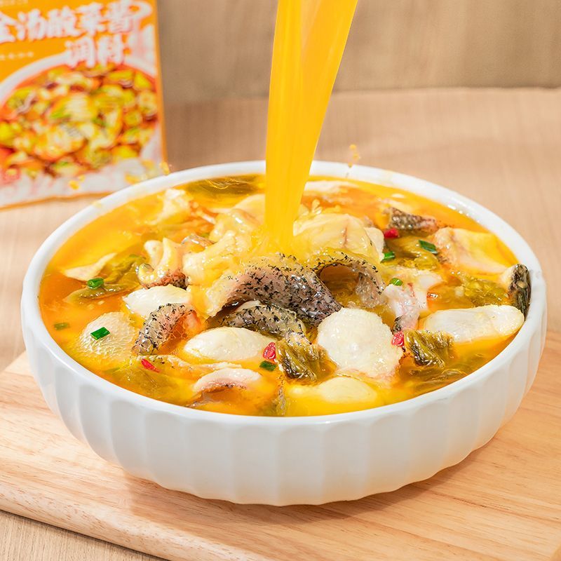 佳仙锅主金汤酸菜酱调料金酸汤调料包酸汤肥牛酸汤鱼60g袋家庭装 金汤酸菜酱调料60g*4袋