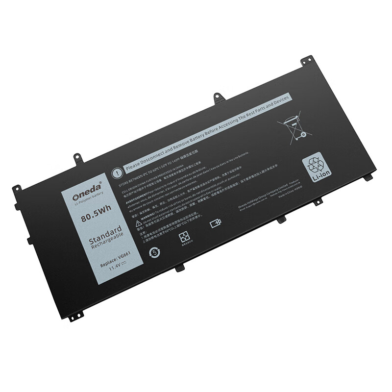 ONEDA 适用 戴尔 Dell 外星人 Alienware X14 R1 R2 笔记本电池 电脑内置电池 Alienware X14