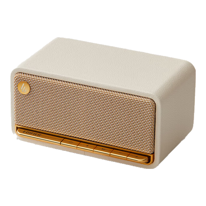 漫步者（EDIFIER）【王一博同款】M230 高品质复古蓝牙便携音箱 桌面音响 贝母白