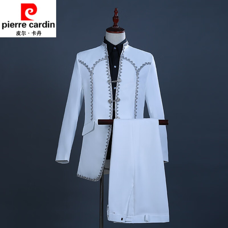 皮尔卡丹(pierre cardin)欧洲男士宫廷礼服演出服白马王子舞台万圣节