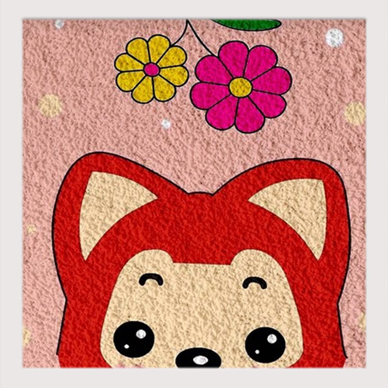 斯辰纸浆画手工diy材料包手工制作装饰品 儿童立体纸浆泥画数字立体画