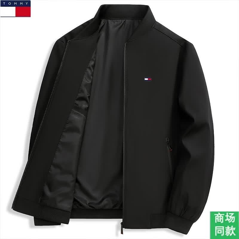 ☄️汤米夹克｜千元质感才三百多！立领+商务休闲，中年男士“减龄穿搭神器”～