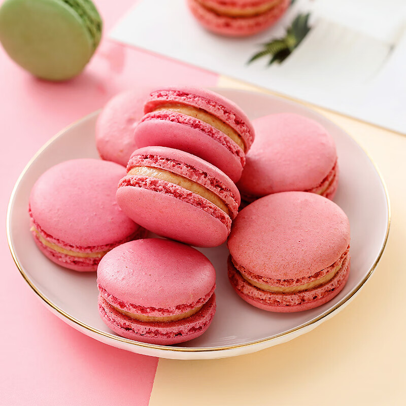 隽颜堂法式马卡龙甜点6枚装西式糕点小蛋糕手工零食甜品送生日女友