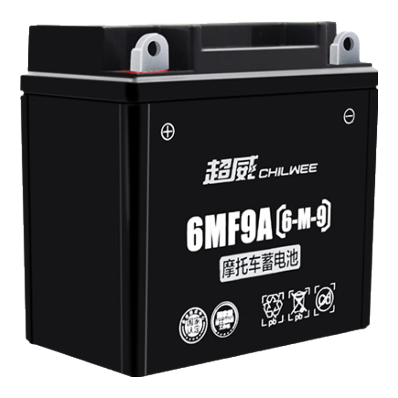 ������CHILWEE������Ħ�г���ƿ����������ľ��GS�걪��ƿ12v̫��12n9����12V9A