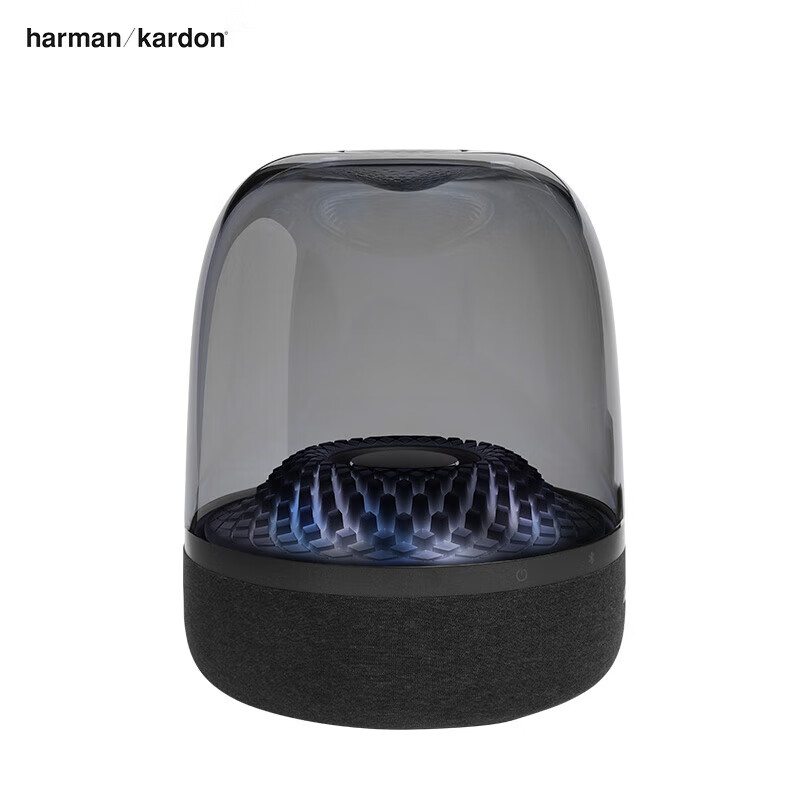 哈曼卡顿（Harman/Kardon）【保税仓发货】Aura Studio4 音乐琉璃四代4代 360°环绕立体声 菱形氛围灯效 桌面蓝牙音箱 音乐琉璃四代