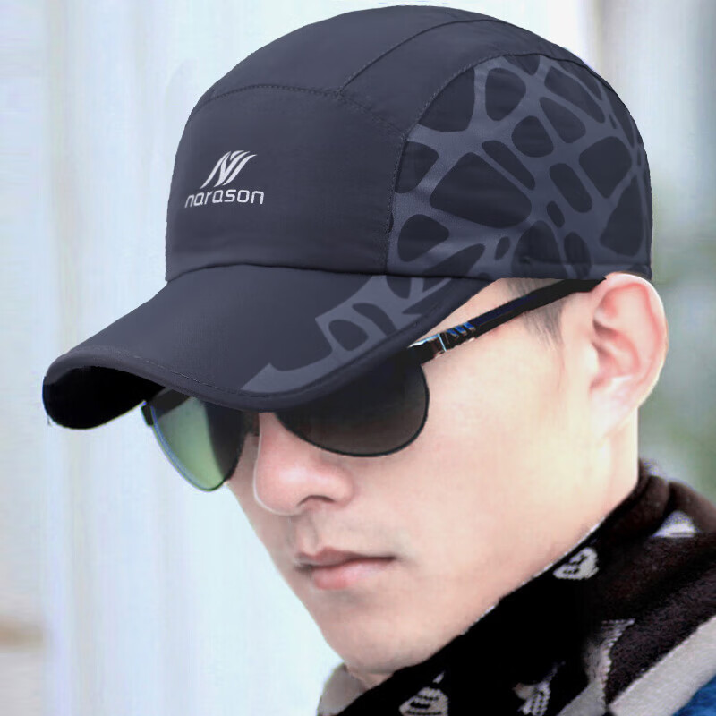 梦梦奇中老年人带戴帽子秋冬天男韩版休闲棒球帽加绒护耳短檐鸭舌帽冬