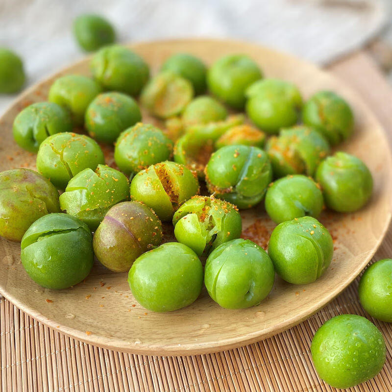 花农氏三月李钱排三月李子钱排三月李三华青李茂名李酸脆孕妇酸甜水果新 500g 中果每斤60-65个