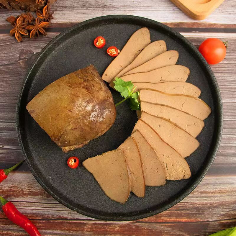 郑韩五香麻辣羊肝开袋即食特产下酒菜卤味熟食真空包装内蒙古 五香