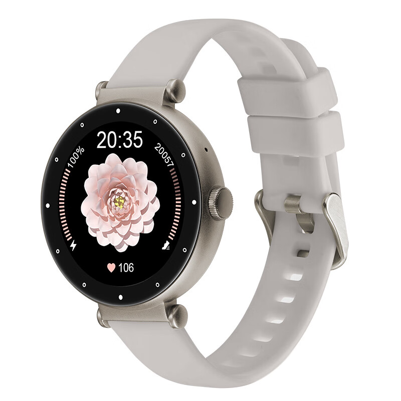 Jeep吉普智能手表女款蓝牙通话消息提醒AI智能语音移动支付NFC门禁健康运动管理测心率血氧睡眠防水S02 Jeep女款智能手表健康管理心率血氧睡眠【灰色】