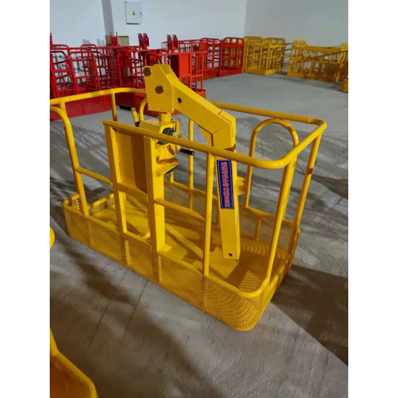 吊车吊篮360度旋转顶框总成免拆支架折叠随车吊起重机高空作业 12米