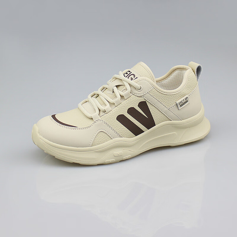 橦舟渡轩美诗女鞋2024秋季新款平底舒适休闲百搭轻便跑步鞋单鞋2408