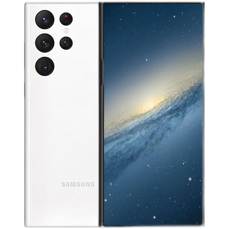 三星（SAMSUNG）【分期免息】Galaxy 三星s22ultra 超视觉夜拍 精工设计 海外版 s22ultra 曜夜黑 128G 海外原生