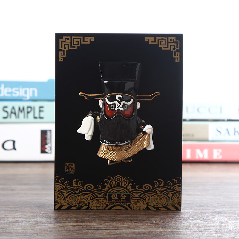 老外的中国特色礼物脸谱京剧脸谱摆件中国特色礼品送老外出国礼 包公