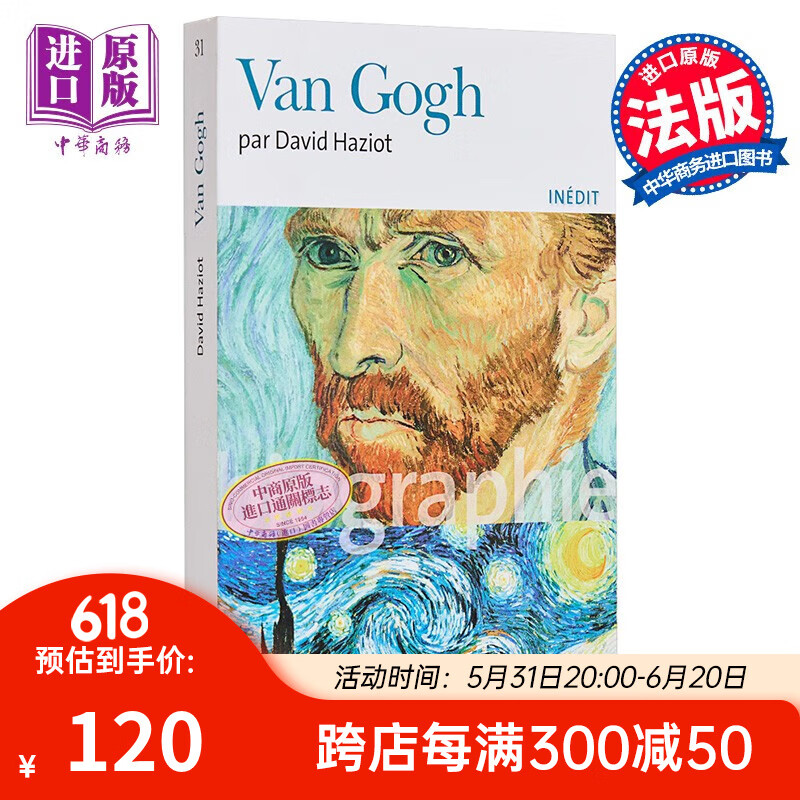 【法国法文版】梵高传 法文原版 van gogh 人物传记 david haziot