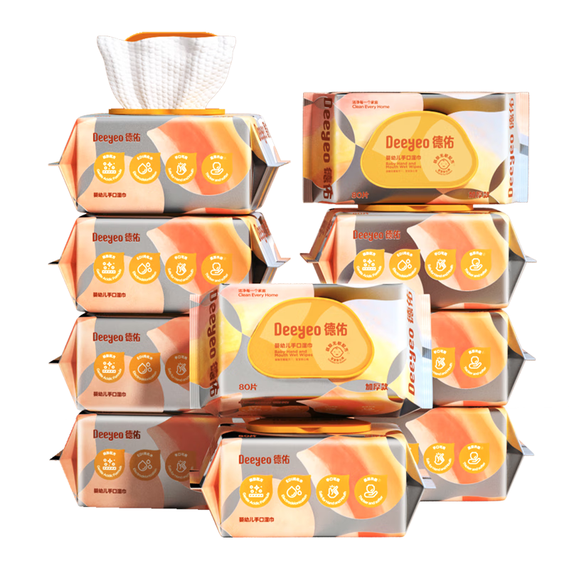 Ӥ���ֿ�ʪ�� ����ʪ��80��*12��65g ������ר�� 63.93Ԫ/������191.8Ԫ��