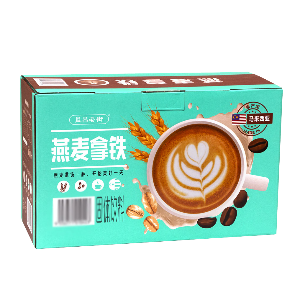 临期： 益昌老街香浓燕麦拿铁 速溶咖啡粉 16g*80条
