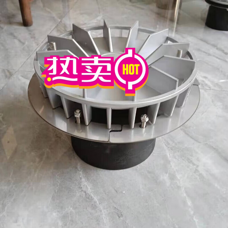 君吻电伴热虹吸雨水斗不锈钢87雨水斗侧入式水斗女儿墙排水漏斗地漏