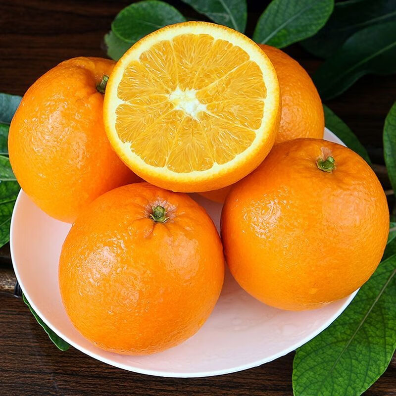 鲸咚亿农正宗江西赣南脐橙赣州脐橙橙子水果新鲜现摘时令水果年货节礼盒 10斤 带箱精品大果【80-90mm】净重9斤