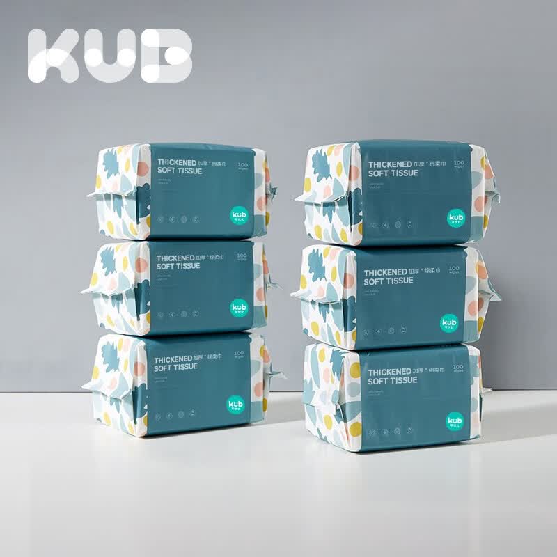可优比（KUB）婴儿绵柔巾干湿两用手口屁专用加厚洗脸巾100抽*6包 成人可用怎么样,好用不?