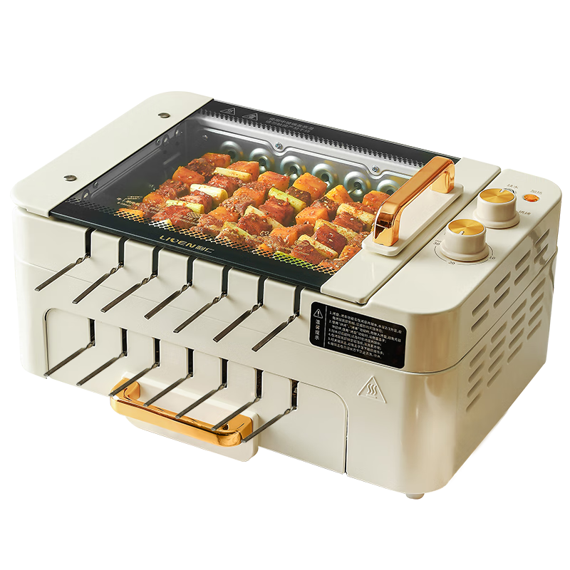 LIVEN 利仁 烤肉锅电烤炉烧烤锅家用全自动烤串机