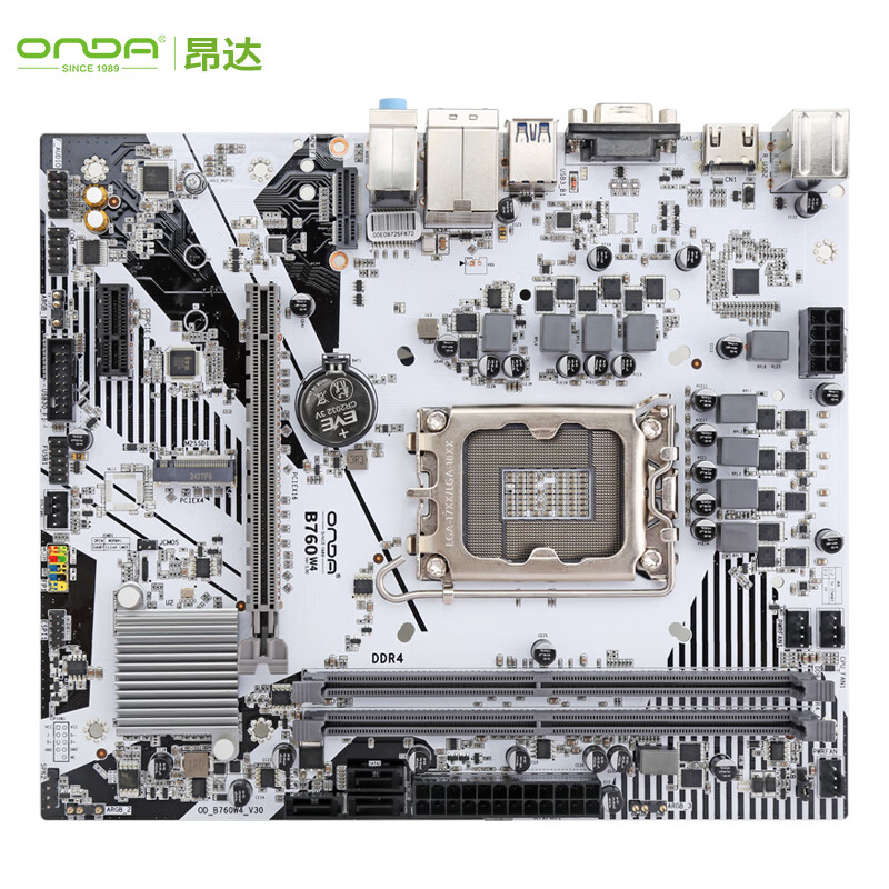 昂达（ONDA）CPU主板套装 B760W4 14-12代主板+英特尔(Intel) 赛扬G6900 板U套装
