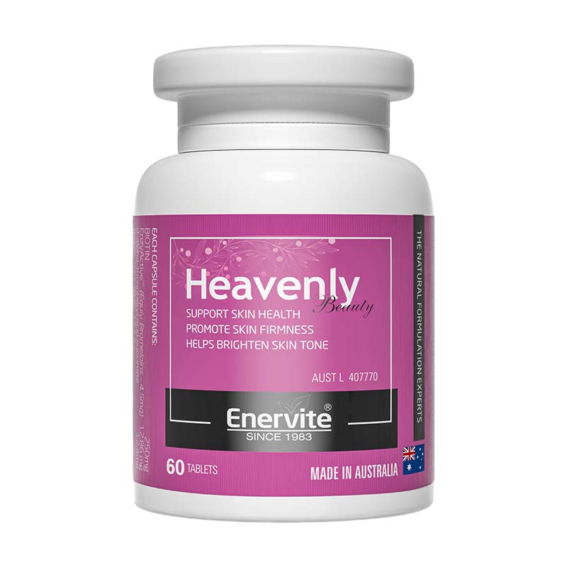 EnerVite澳乐维他谷胱甘肽焕白片全身美白抗氧化焕白丸祛黄提亮专利菠萝蛋白酶内服烟酰胺生物素淡斑 焕白片60粒 2瓶