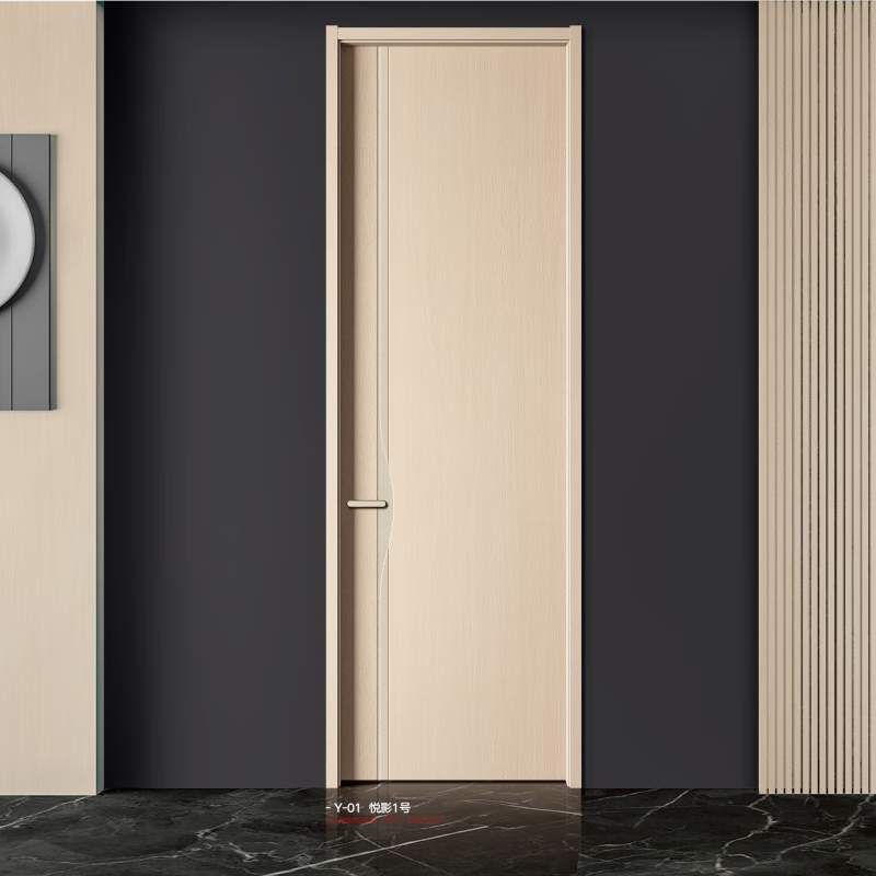 门生态无漆木门室内门套装木门全木门卧室门房间门 平板门(颜色任选)