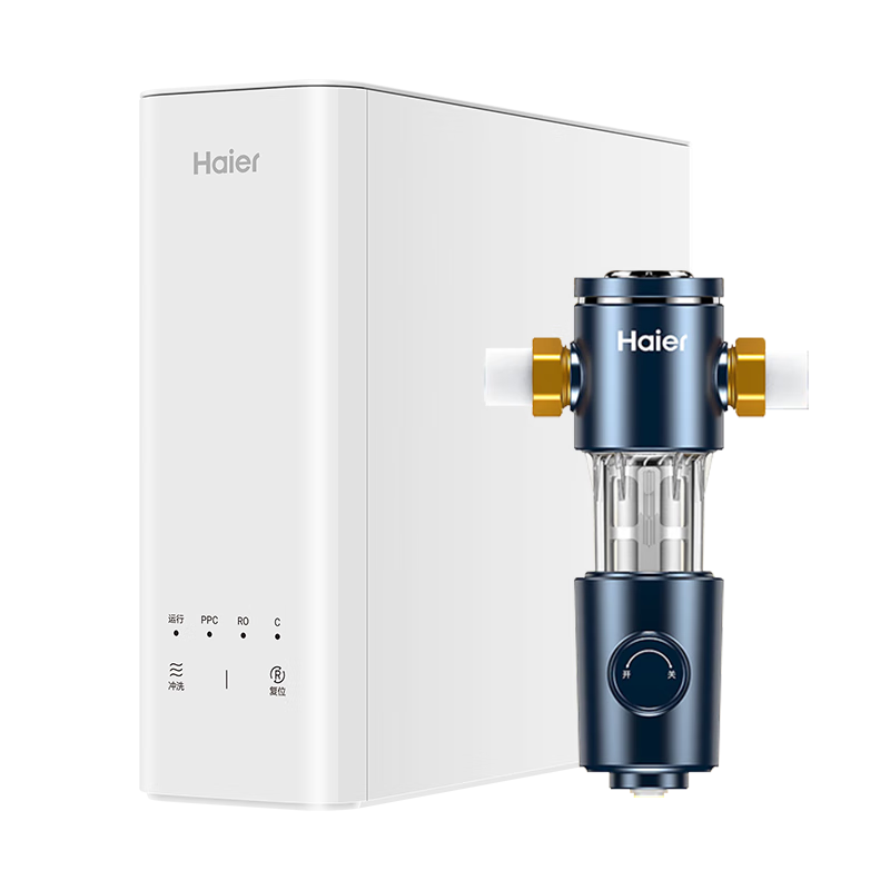 ������Haier����ˮ�����ó���ʽRO����͸��ˮ��ֱ������һ�������ˮȫ��ǰ�ù�������װǰʮ��С�׾� ��ȫ�ݾ�ˮ������ǰ��+��ˮ��