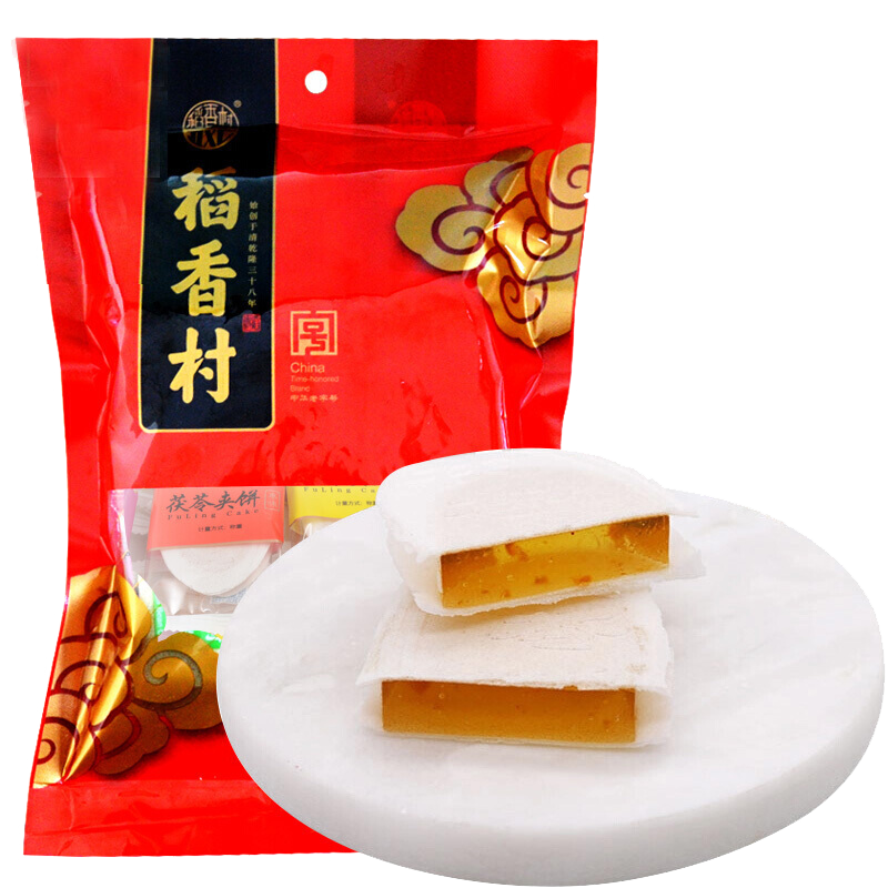 稻香村 茯苓夹饼500g/袋 蛋糕点心饼干夹心小面包儿童老年人吃的食品零食