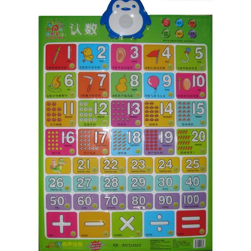 阳光宝贝 新版有声挂图 认数 阳光宝贝品牌制作中心 湖南少年儿童出版