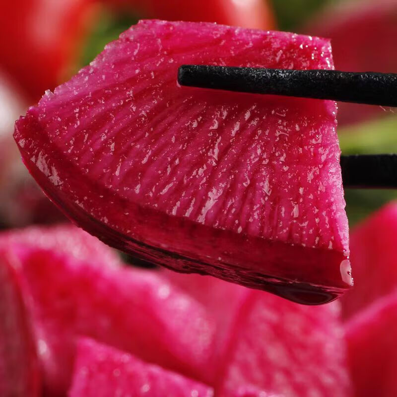 农大姐妹紫美人萝卜凤梨萝卜潍坊水果萝卜心里美萝卜胭脂萝卜脆甜微辣爽口 5斤