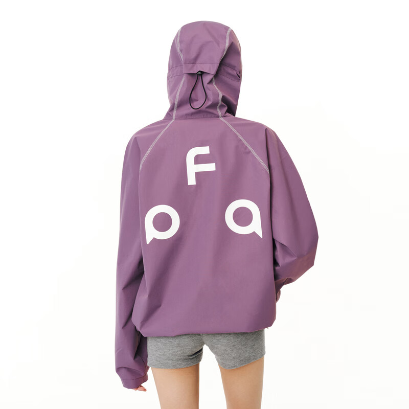 FPA三防哈苏户外运动登山外套春秋季潮牌潮流撞色连帽情侣冲锋夹克男 紫色 M