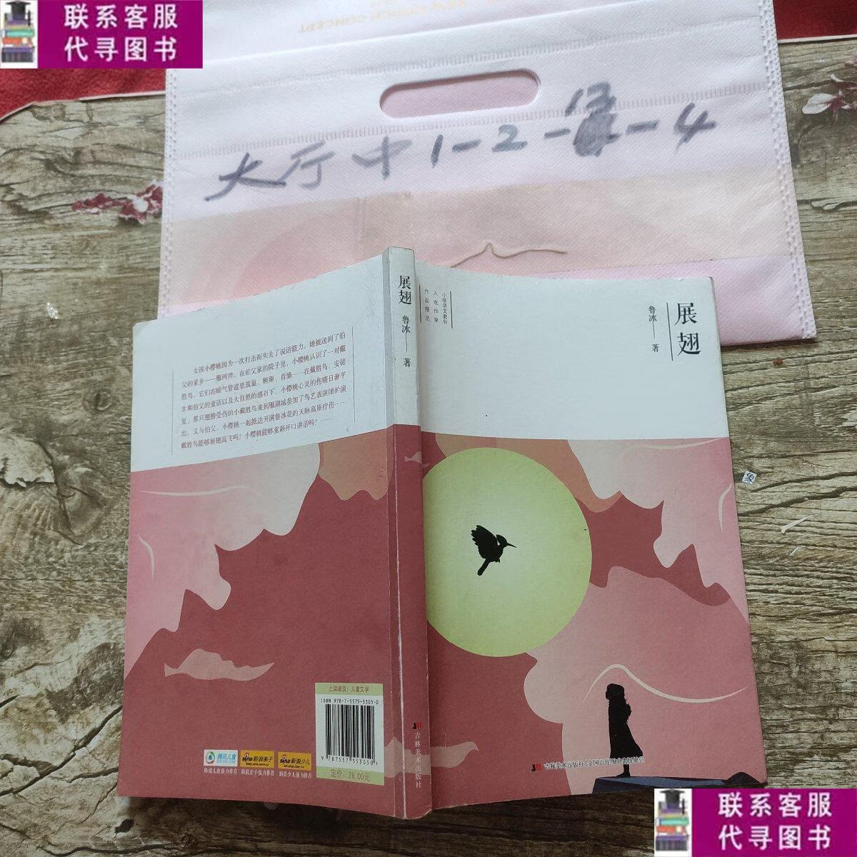 【二手9成新】展翅 作者  鲁冰 出版社  吉林美术出版社 /鲁冰 鲁