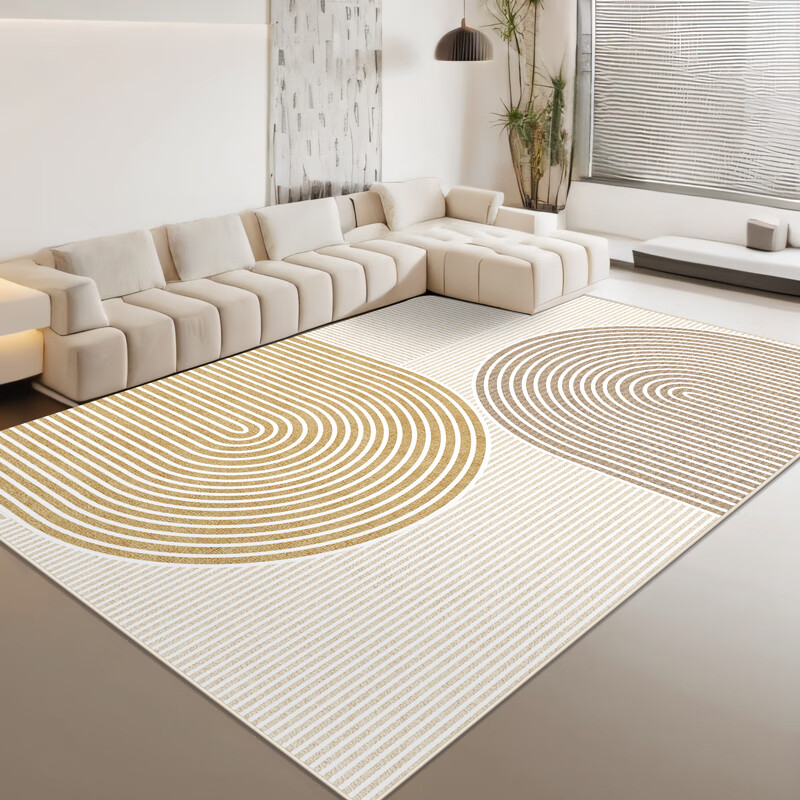 KAYE客厅地毯免洗沙发茶几毯子轻奢高级感现代简约家用卧室房间床边毯 FS-T190 120x160 cm